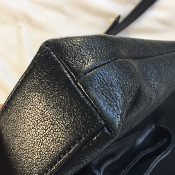 Fossil black zip shoulder bag - Picture 10 of 15